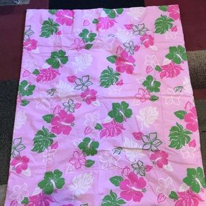 Aloha Pink Flower baby blanket